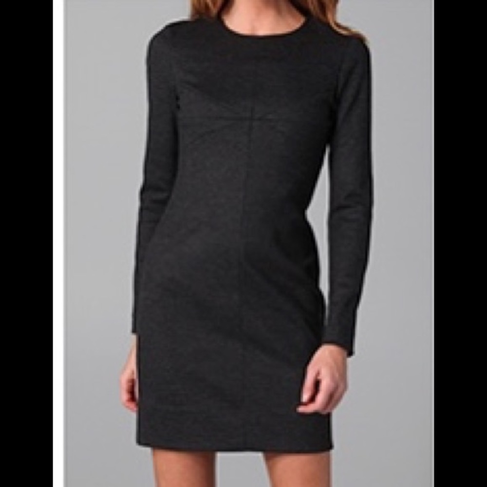 DVF Clean Lee wool blend Little black dress 12